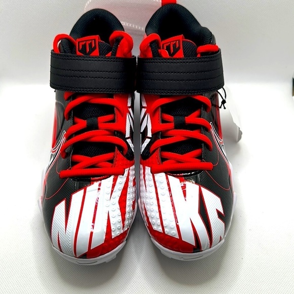 Nike Other - Nike Baseball Youth Force Trout 7 Keystone Challenge Black Red Size 6Y